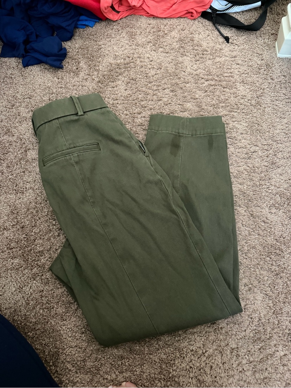 SPANX Women’s Olive Chinos